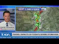 David Yeomans update about Tuesday s severe storm risk