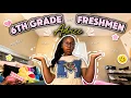BACK TO SCHOOL DIARIES 6TH GRADE FRESHMAN ADVICE school supplies boys grades classes sports