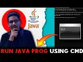 How to Run Java Programs Using Command Prompt cmd and Notepad in Windows in Hindi