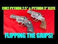Colt Python 2 5 Colt Python 3 Elite Flipping The Grips