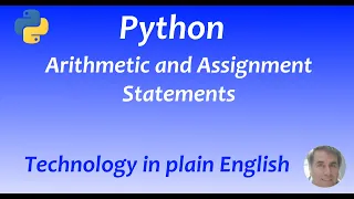 Python 003 The assignment statement and arithmetic