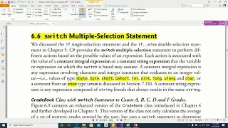 Switch multiple selection statement