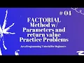 Factorial Methods for loop Java Programming Tutorial for Beginners using Eclipse 2021