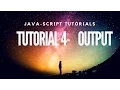 Learn JavaScript Tutorial 4 - Text Output