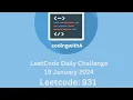Daily LeetCode Challenge 931 Minimum Falling Path Sum Python Explained Solved