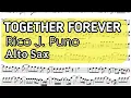 Download Lagu Together Forever You \u0026 I Alto Sax Sheet Music Backing Track Play Along Partitura