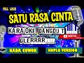 Lagu SATU RASA CINTA KARAOKE VOCAL COWOK KOPLO JOSS FULL LIRIK