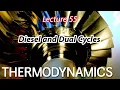 Thermodynamics Chapter 9 - Lecture 55 Diesel Dual Cycles Compression Ignition Engine