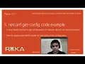 5 netconf get-config code example