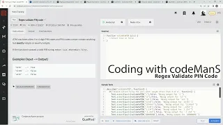 Codewars 7 kyu Regex Validate PIN Code JavaScript
