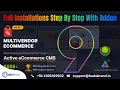 Active eCommerce CMS Full Installations Step By Step With All Addon