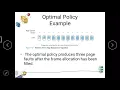 Optimal LRU FIFO PAGE REPLACEMENT POLICY