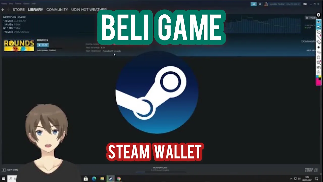 CARA BELI STEAM WALLET/GAME DI STEAM MURAH