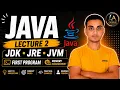 Java programming Tutorial for Beginners Lecture 2 JDK JRE JVM Explained First program