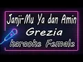 Download Lagu Janji-Mu Ya dan Amin -  Grezia - Female ( KARAOKE HQ Audio )