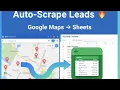 How to Scrape Leads from Google Maps to Google Sheets using Apify n8n No Code Automation Tutorial