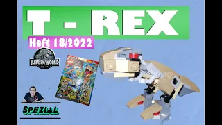 LEGO® JURASSIC WORLD - Tyrannosaurus Rex - Helft 18/2022 - Zeigen, Aufbau, Review - 122218 - Deutsch