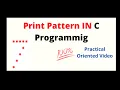 Pattern printing in C Print 7 using in C programming C programming Tutorial