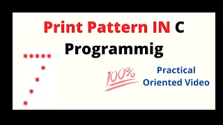Pattern printing in C Print 7 using in C programming C programming Tutorial