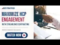 Master HCP Engagement with Optimized Contracting Processes