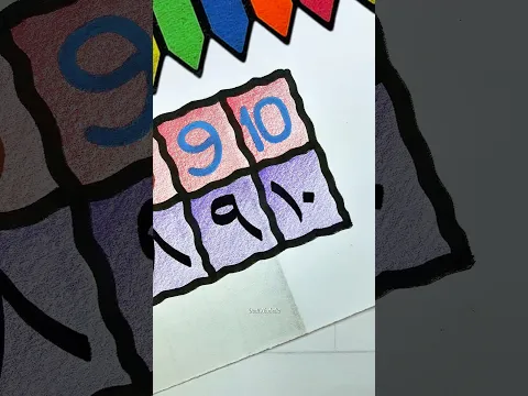 Let's count arabic numerals‼️🌈‼️ #learning #learn #kidslearning
