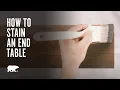 BEHR Paint How to Stain Wood Furniture