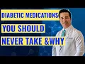 Diabetic Drugs You Should NEVER take Glipizide Glyburide or Glimepiride