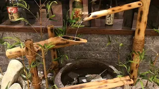 DIY water feature shishi odoshi Japanese deer scarer