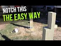 How to Notch a 6x6 Deck Post Like a PRO