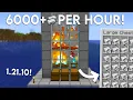 NEW UPDATED Minecraft Java 1 21 10 IRON FARM TUTORIAL 6000 Iron Per Hour