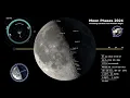 See the Moon Phases in 2024 full-year time-lapse