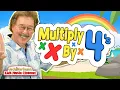 Multiply by 4 s Multiply By Music Jack Hartmann