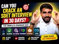 SDET Interview Preparation 2026 30-Day Roadmap Java Selenium API Playwright AI