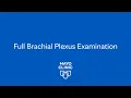 Full Brachial Plexus Examination