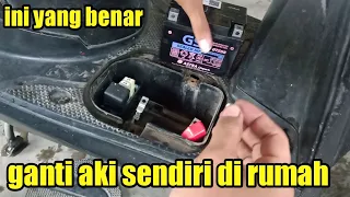 cara ganti aki accu beat fi sendiri dirumah yang baik dan benar beyechannel gantiaki akimotor