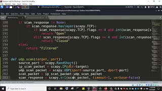 Malicious Python 3 Programming Port Scanner - udp scan