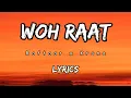 Raftaar x Krsna - Woh Raat Lyrics