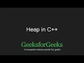 C Programming Language Tutorial Heap in C STL GeeksforGeeks
