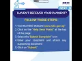 Haven t received your payment Please follow these important steps
