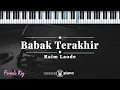 Lagu Babak Terakhir - Raim Laode | KARAOKE PIANO - FEMALE KEY
