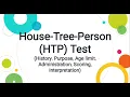 House-Tree-Person Test or HTP Test Hindi