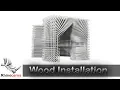 Parametric wooden installation in grasshopper tutorial