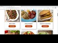 Meal App - using HTML CSS Vanilla JavaScript