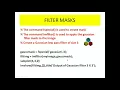 MATLAB CODES - Filter Masks for Images