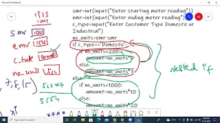 Python Programming Lecture 5 - Nested if while loop