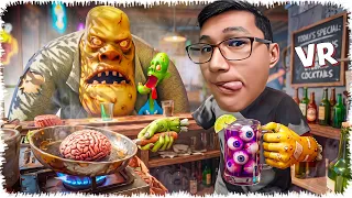 😱 Құбыжықтарға ми мен көзден тағам жасадық! 🧠👀🤮 (VR)