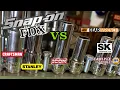 SnapOn FDX Chrome Socket vs ICON GearWrench SK Carlyle and others