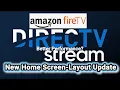 DirecTV Stream Fire TV New Home Screen Layout Review