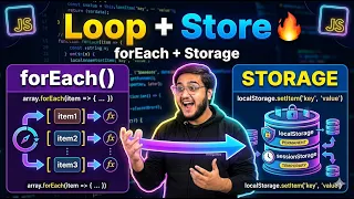 JavaScript forEach Browser Storage localStorage sessionStorage Complete Guide