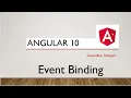 Angular-10 Part - Event Binding